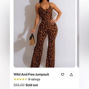 Wild and Free Jumpsuit w/Scarf
